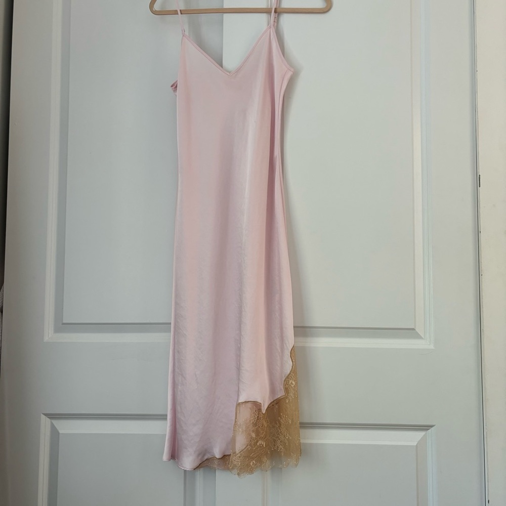 Aritzia Wilfred Satin Slip Dress